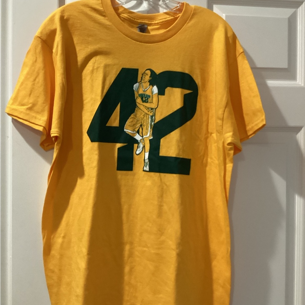 Britney Griner Baylor promotional shirt that was used to promote & honor Britney